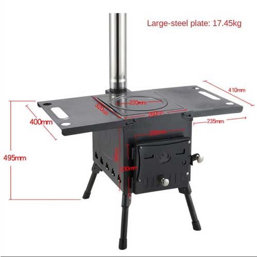 tpn st1090 wood burning camp stove 4